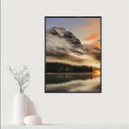 Moldura para foto clássica preta para parede e mesa, retangular 30x46cm