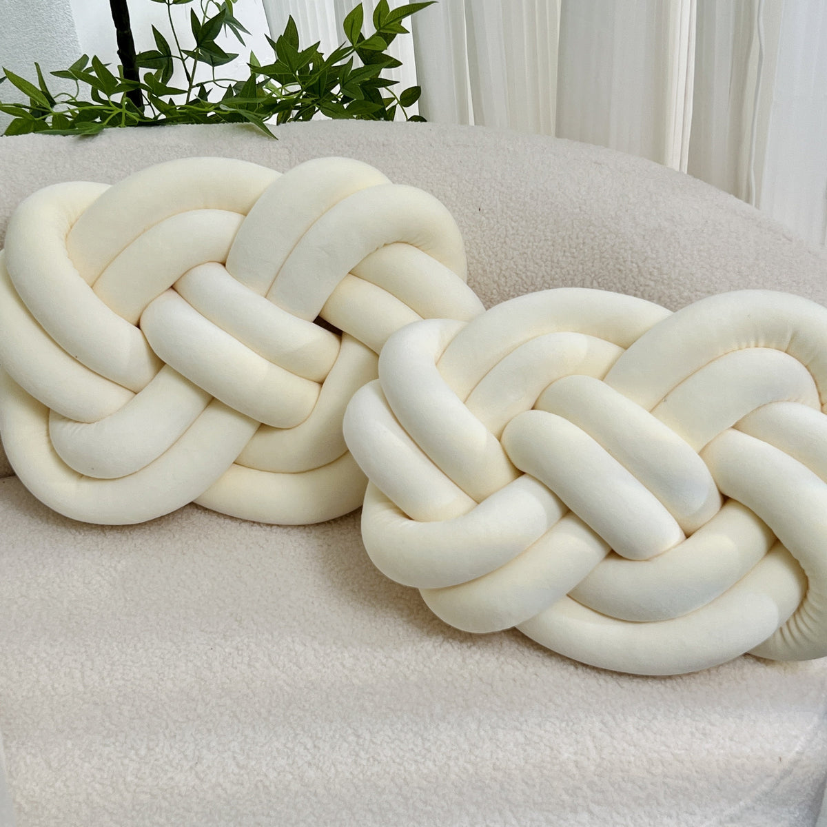 Almofadas decorativas de pelúcia macia, pack 2 unidades, design geométrico para sofá e cama