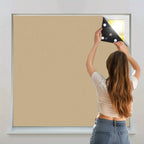 Cortinas blackout portáteis para quarto e sala com isolamento térmico, instalação interior
