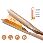 Modelador de cabelo 2 em 1 prancha e cachos com aquecimento 30 segundos e 4 temperaturas