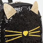 Mochila escolar 3 peças com motivo de gato, set completo mochila lancheira estojo criança