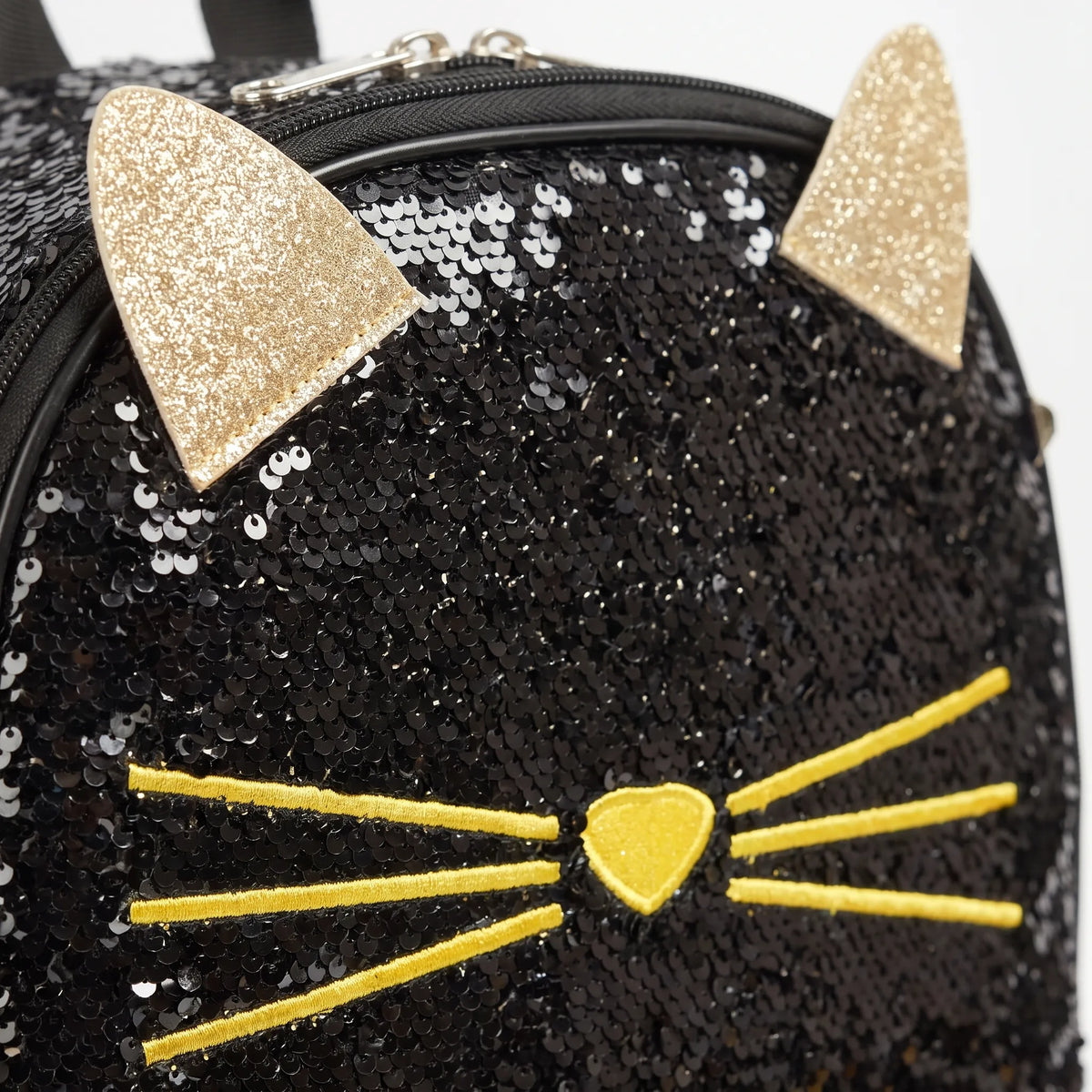 Mochila escolar 3 peças com motivo de gato, set completo mochila lancheira estojo criança