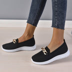 Mocassins ortopédicos femininos com suporte ativo e palmilha anatómica