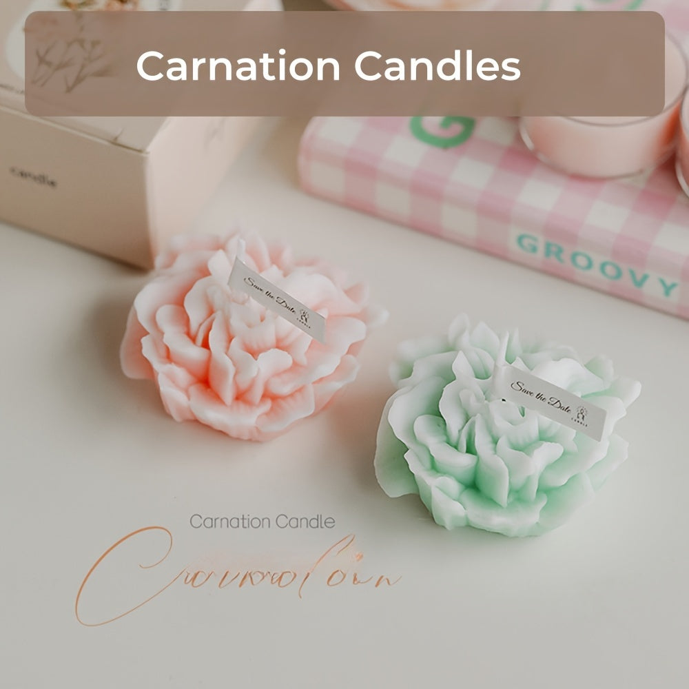 Vela perfumada de cravo decorativa, presente para Dia das Mães, Natal e Dia dos Namorados