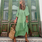 Vestido feminino edição limitada primavera verão leve e elegante
