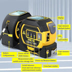 Trena a laser 3 em 1 com medição infravermelha digital e ecrã display, alcance 40m/60m