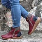 Botas ortopédicas impermeáveis com suporte de arco e sola antiderrapante