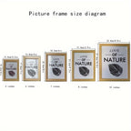 Conjunto de molduras para fotos 11 peças estilo clássico, instalação sem furos, decoração sala