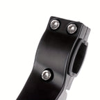 Suporte lateral para bicicleta regulável em alumínio, estável, altura ajustável 32,7 a 37,8 cm