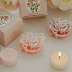 Vela perfumada de cravo decorativa, presente para Dia das Mães, Natal e Dia dos Namorados