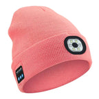 Gorro Bluetooth LED 3 em 1 unissex com luz e altifalante integrado
