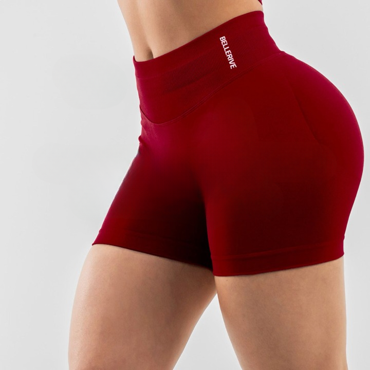 Conjunto desportivo push-up 3 peças feminino com legging modeladora, top e short combinado