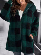Sweater mulher oversize com capuz corte folgado casual