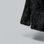 Casaco midi feminino com cinto, corte elegante para o inverno