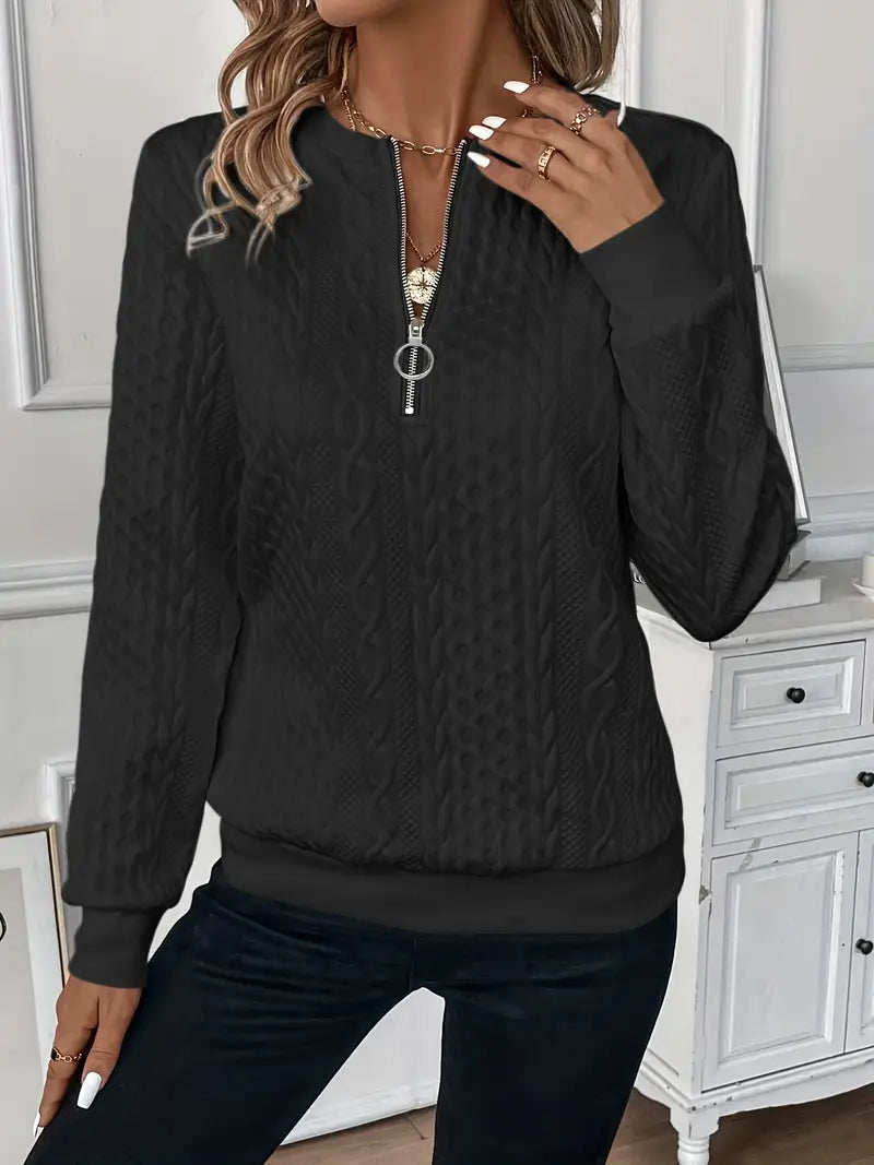 Camisola feminina de malha suave corte elegante conforto diário
