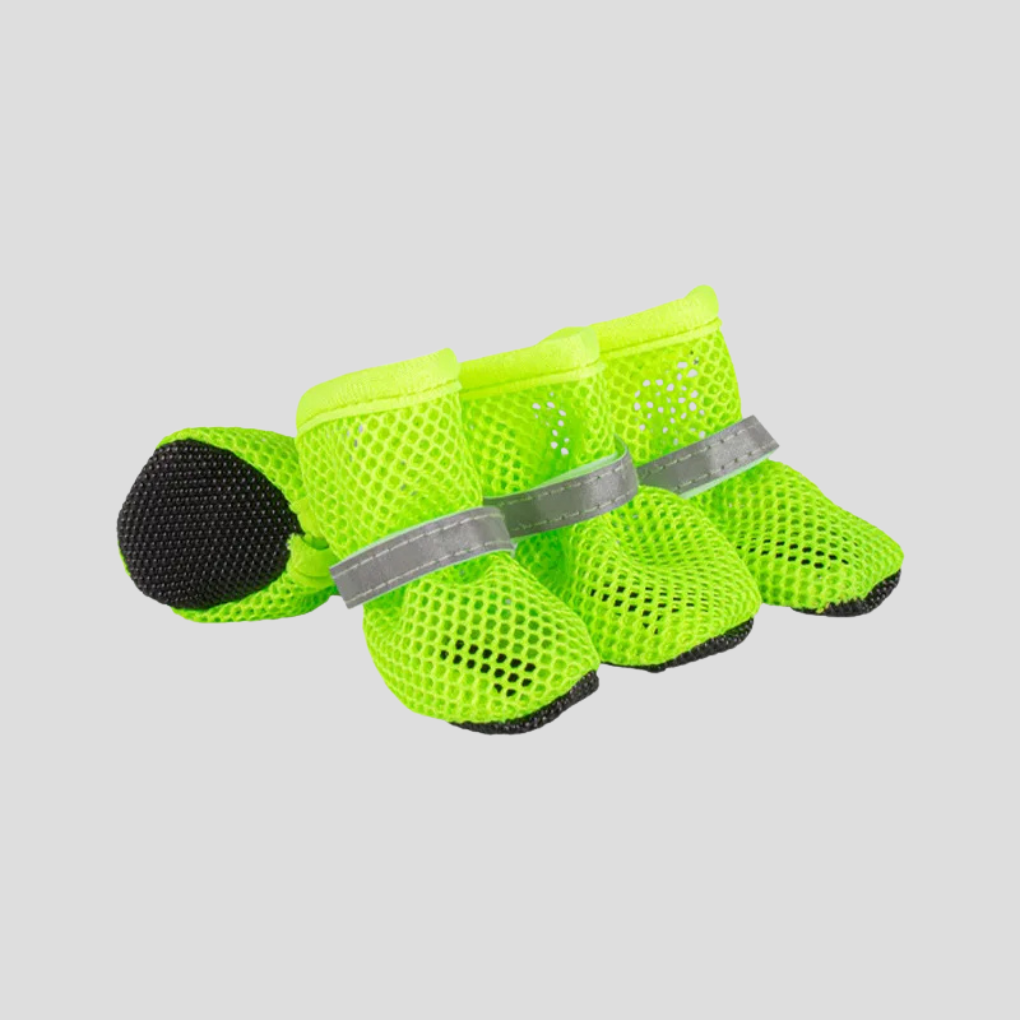 Sapatos antiderrapantes para cães e gatos com sola de borracha e parte superior em algodão