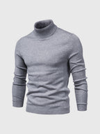 Camisola gola alta homem algodão lavável à máquina