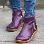 Botas ortopédicas impermeáveis com suporte de arco e sola antiderrapante