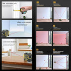 Trena a laser 3 em 1 com medição infravermelha digital e ecrã display, alcance 40m/60m