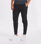 Calças de fato masculinas em tecido stretch elástico, elegantes e confortáveis para escritório
