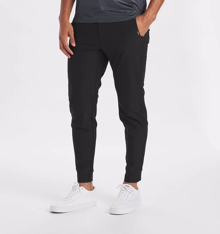 Calças de fato masculinas em tecido stretch elástico, elegantes e confortáveis para escritório