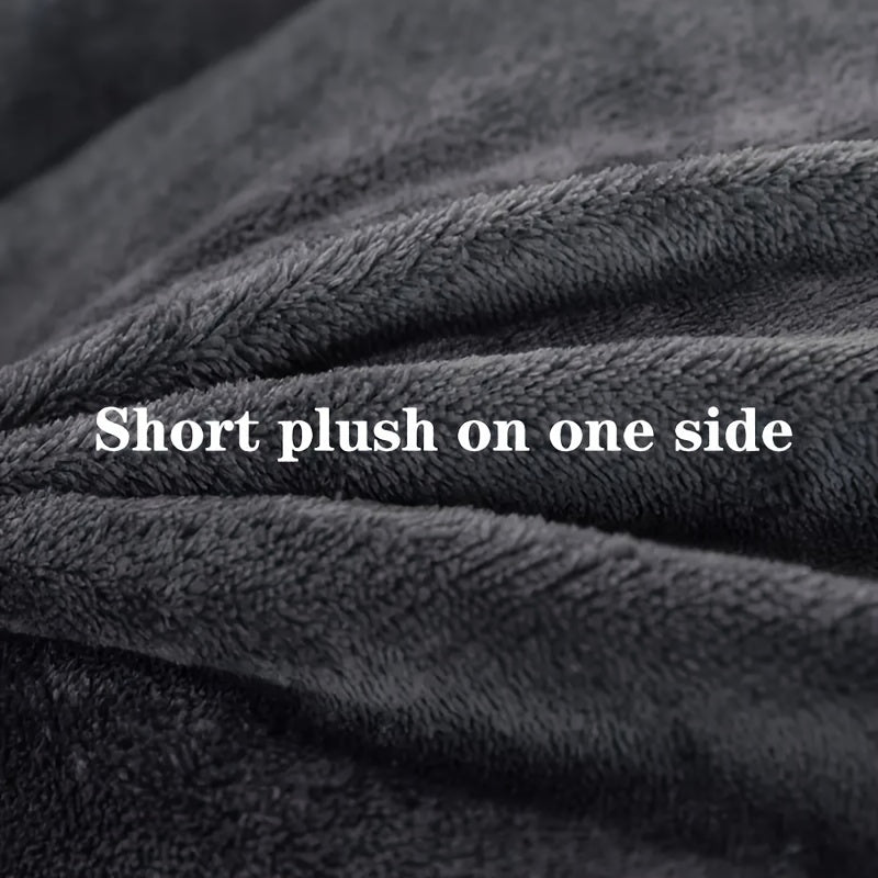 Edredom plush extra grosso antistático para outono e inverno