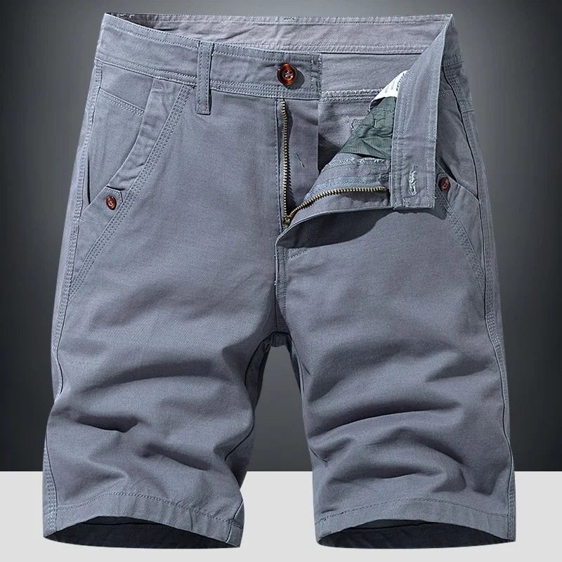 Chino shorts homem corte relaxado disponível em várias cores
