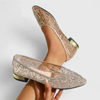 Sapatos ortopédicos femininos respiráveis leves com malha e sola antiderrapante