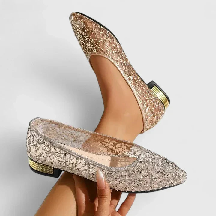 Sapatos ortopédicos femininos respiráveis leves com malha e sola antiderrapante
