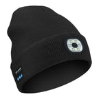 Gorro Bluetooth LED 3 em 1 unissex com luz e altifalante integrado
