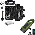 Kit de emergência 15 em 1 multifuncional e compacto para sobrevivência outdoor