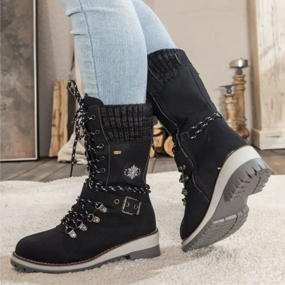 Botas ortopédicas impermeáveis antiderrapantes para inverno sola de borracha