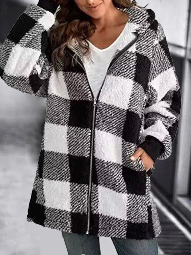 Sweater mulher oversize com capuz corte folgado casual