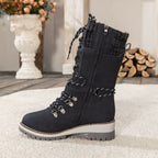 Botas ortopédicas impermeáveis antiderrapantes para inverno sola de borracha