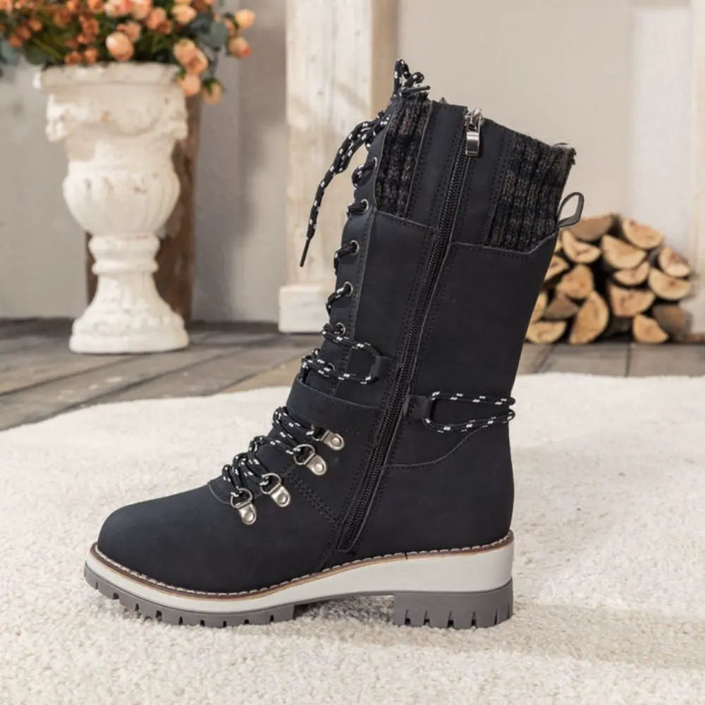 Botas ortopédicas impermeáveis antiderrapantes para inverno sola de borracha