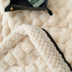 Manta de microfibra suave e leve para sofá, cama e viagem, padrão riscas