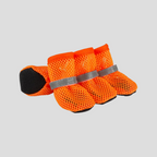 Sapatos antiderrapantes para cães e gatos com sola de borracha e parte superior em algodão