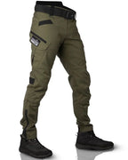 Calças táticas masculinas resistentes multibolsos, impermeáveis, flexíveis, ao ar livre