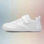 Sapatilhas barefoot infantis respiráveis com sola antiderrapante, design leve