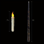 Velas LED flutuantes sem chama, conjunto 12 unidades com controlo remoto, decoração Natal e Halloween