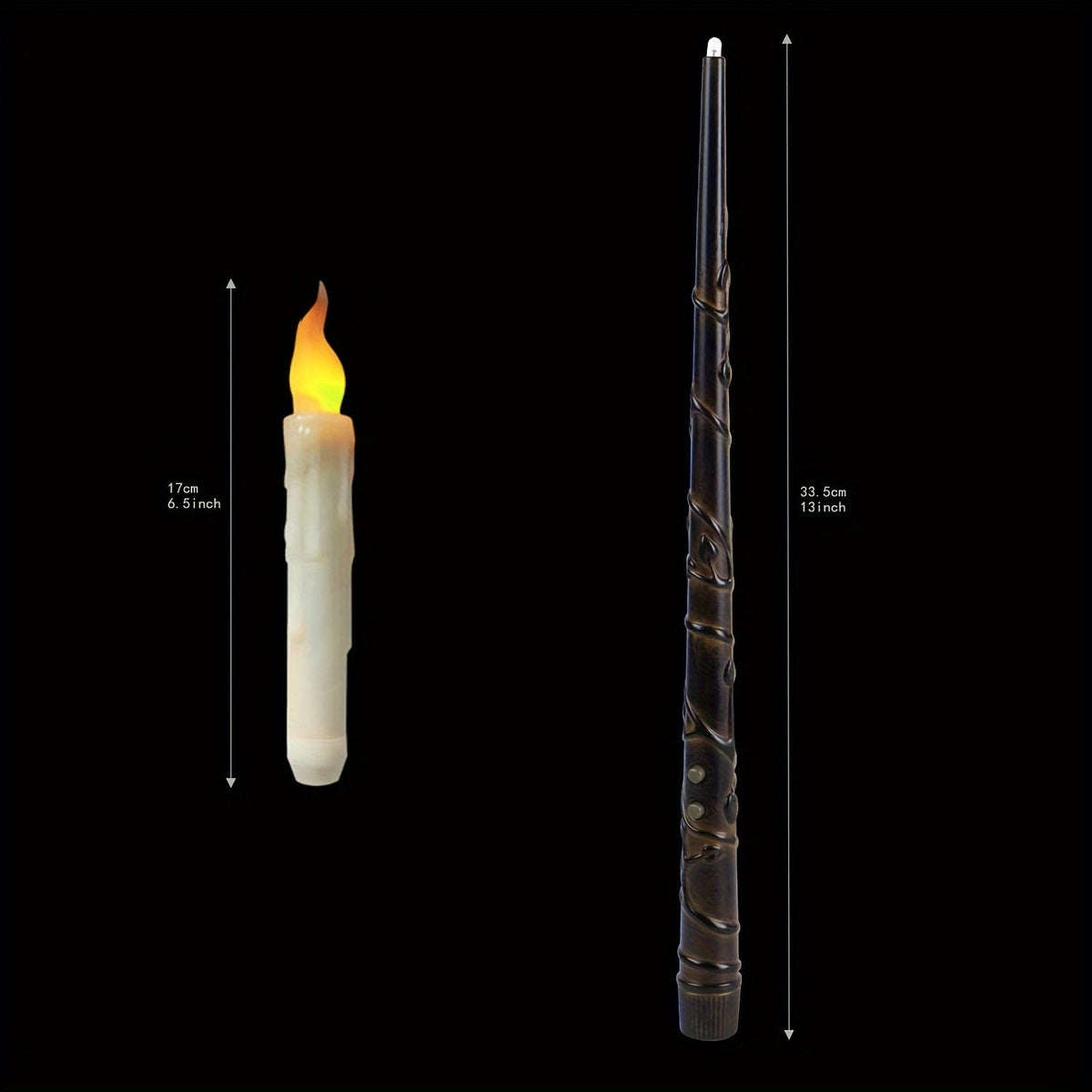 Velas LED flutuantes sem chama, conjunto 12 unidades com controlo remoto, decoração Natal e Halloween