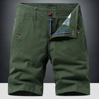 Chino shorts homem corte relaxado disponível em várias cores