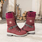 Botas ortopédicas impermeáveis antiderrapantes para inverno sola de borracha
