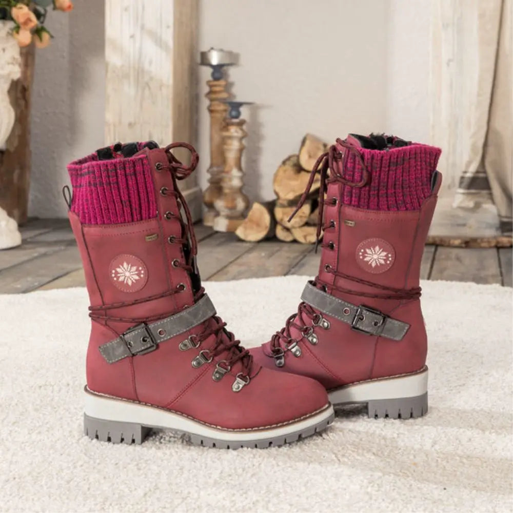 Botas ortopédicas impermeáveis antiderrapantes para inverno sola de borracha