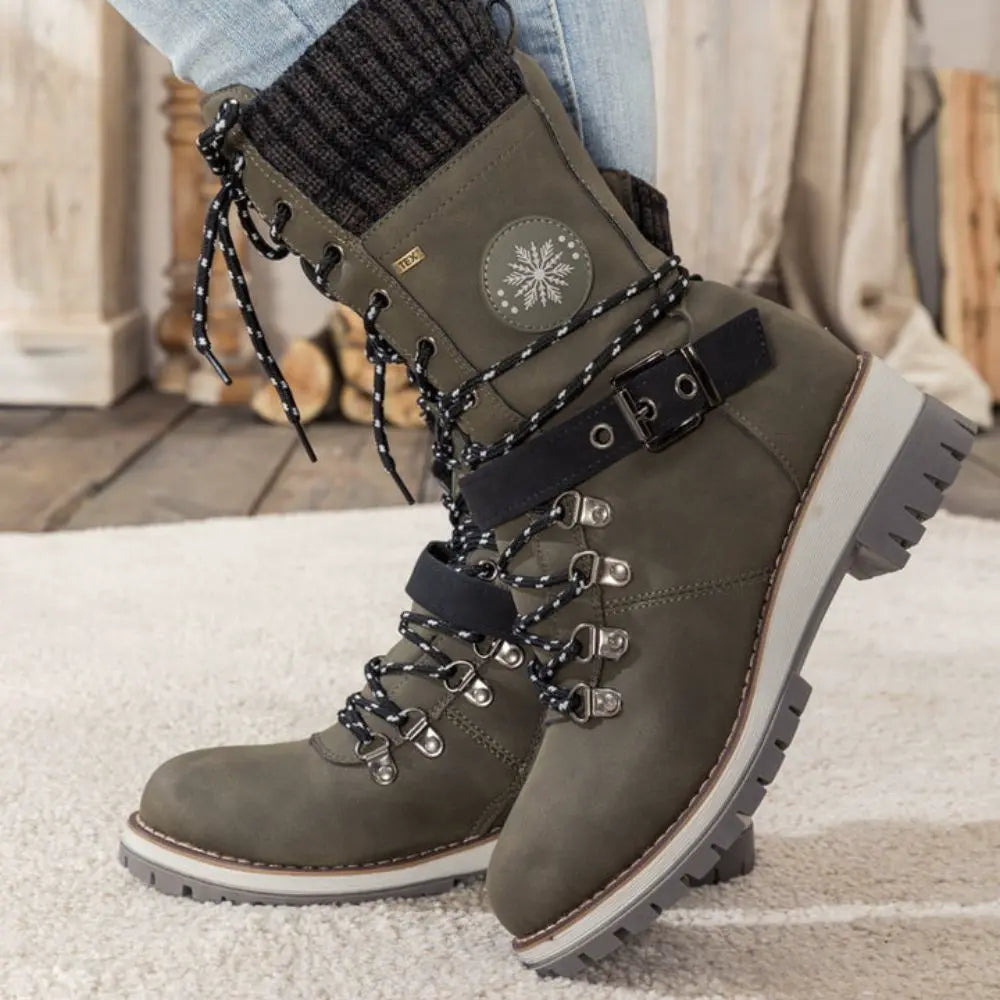 Botas ortopédicas impermeáveis antiderrapantes para inverno sola de borracha