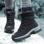 Botas de inverno femininas impermeáveis forradas antiderrapante