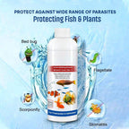 Limpador de aquário líquido pack 3 unidades, purificação total e equilíbrio de pH