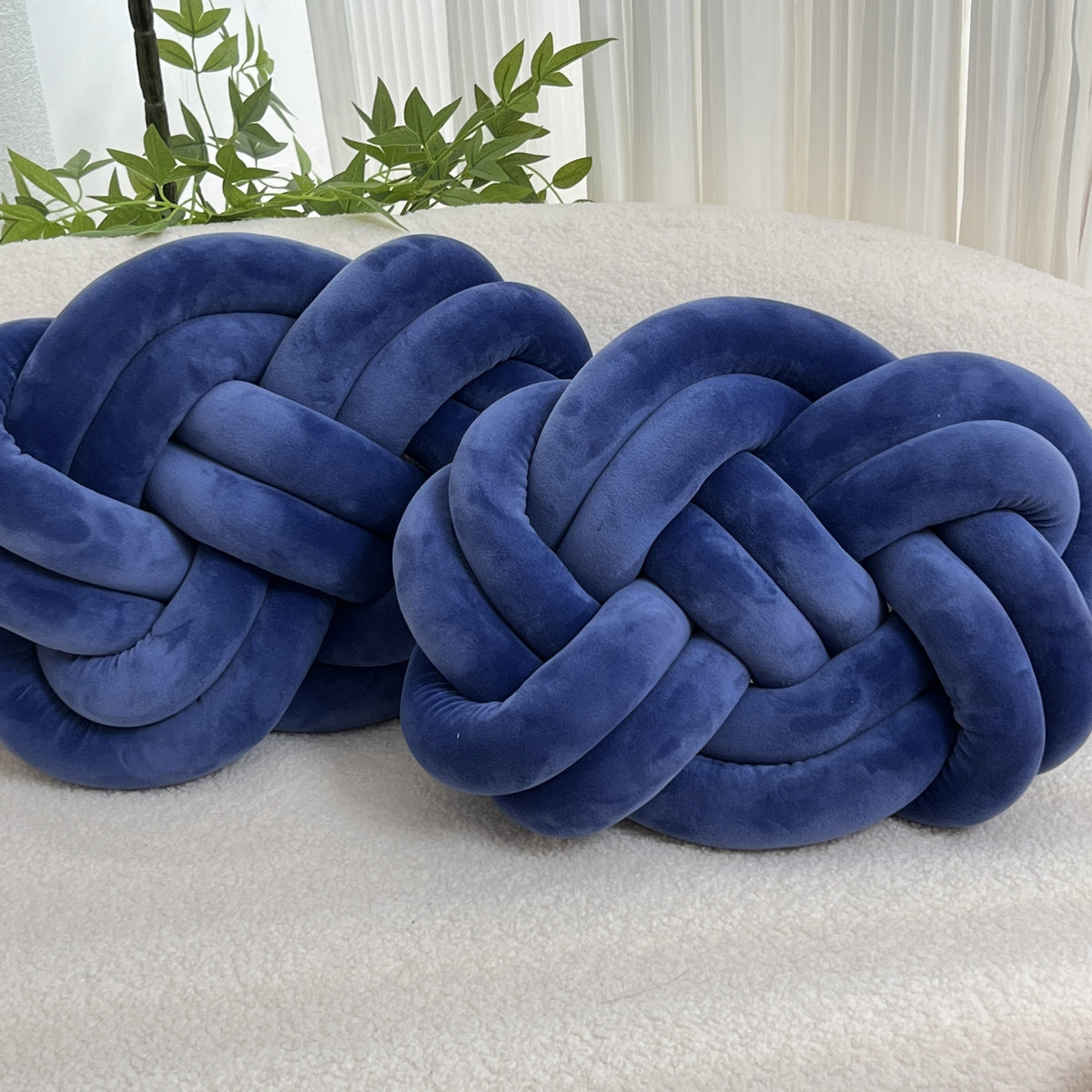 Almofadas decorativas de pelúcia macia, pack 2 unidades, design geométrico para sofá e cama