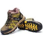 Sapatos de segurança biqueira de aço impermeável antiderrapante para inverno