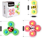 Brinquedo de banho giratório sensorial para crianças em ABS seguro, colorido